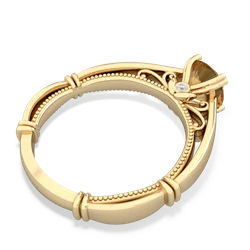Citrine Renaissance 14K Yellow Gold ring R27806RD
