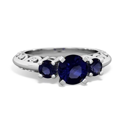 matching engagment rings - Art Deco Eternal Embrace Engagement