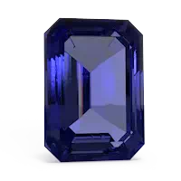 Emerald-Cut Lab Sapphire