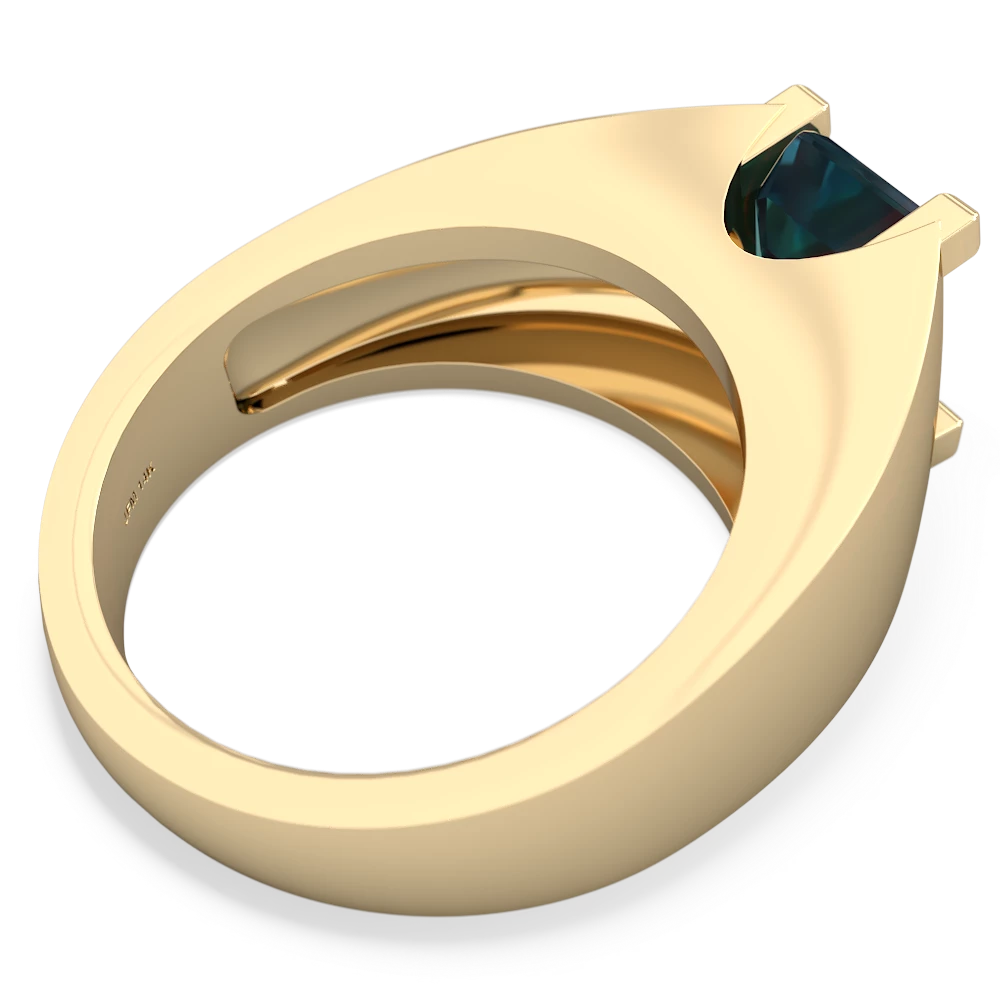 Alexandrite Men's 14K Yellow Gold ring R1836