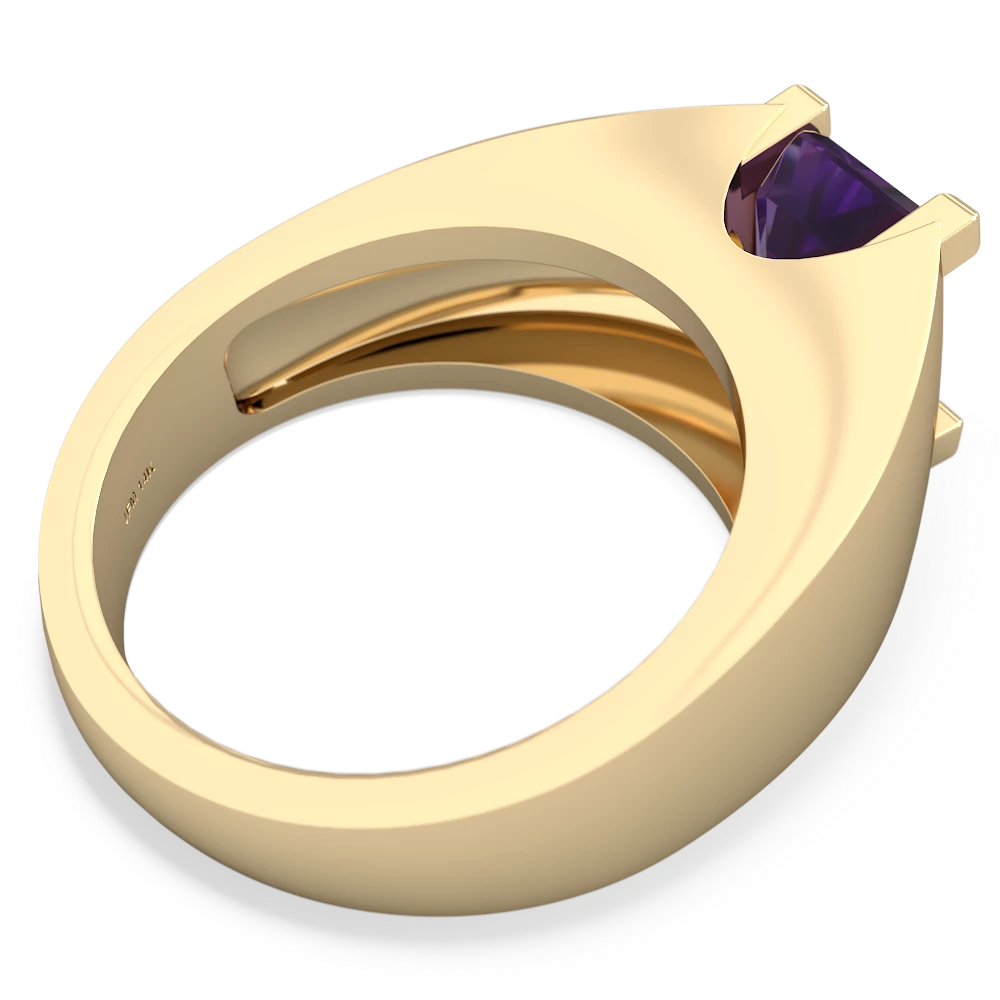 Amethyst Men's 14K Yellow Gold ring R1836