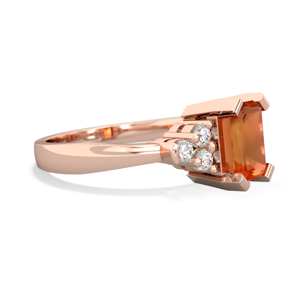 Fire Opal Timeless Classic 14K Rose Gold ring R2591