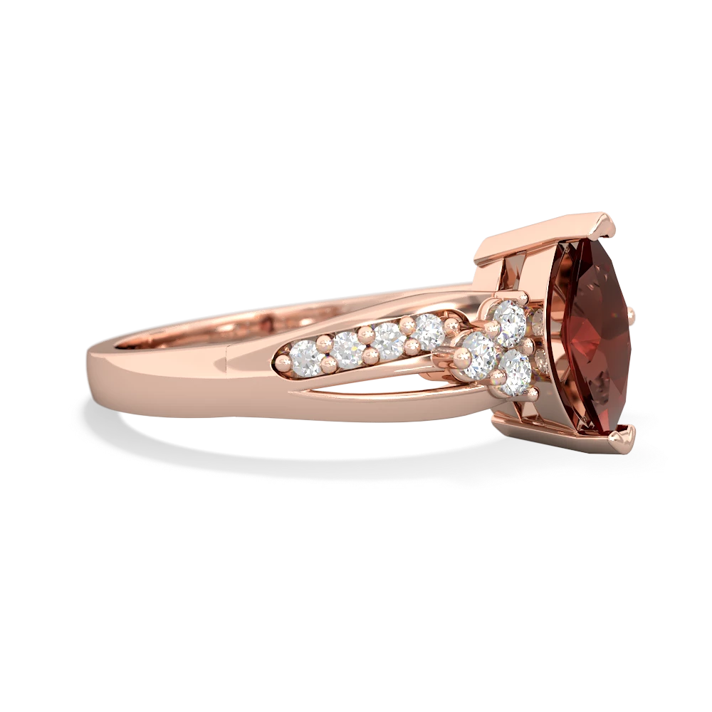 Garnet Royal Marquise 14K Rose Gold ring R2343
