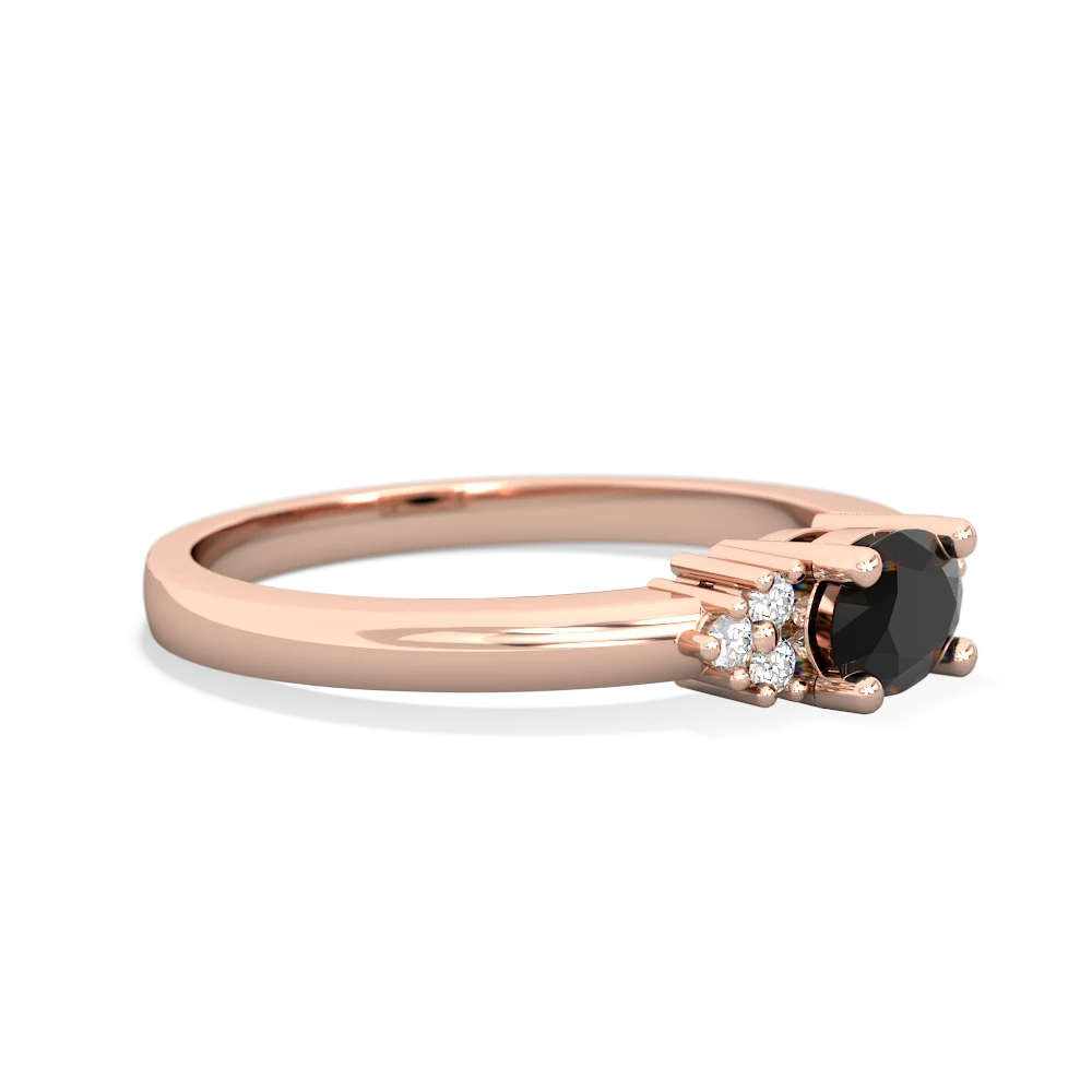 Onyx Simply Elegant East-West 14K Rose Gold ring R2480