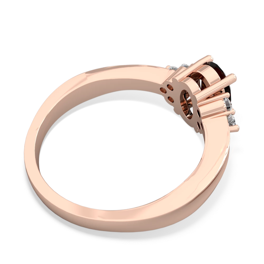 Onyx Simply Elegant 14K Rose Gold ring R2113