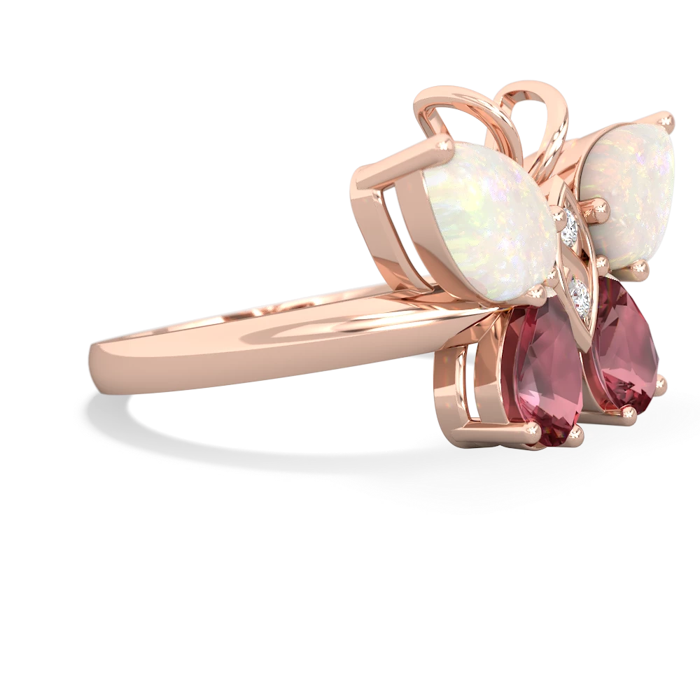 Opal Butterfly 14K Rose Gold ring R2215