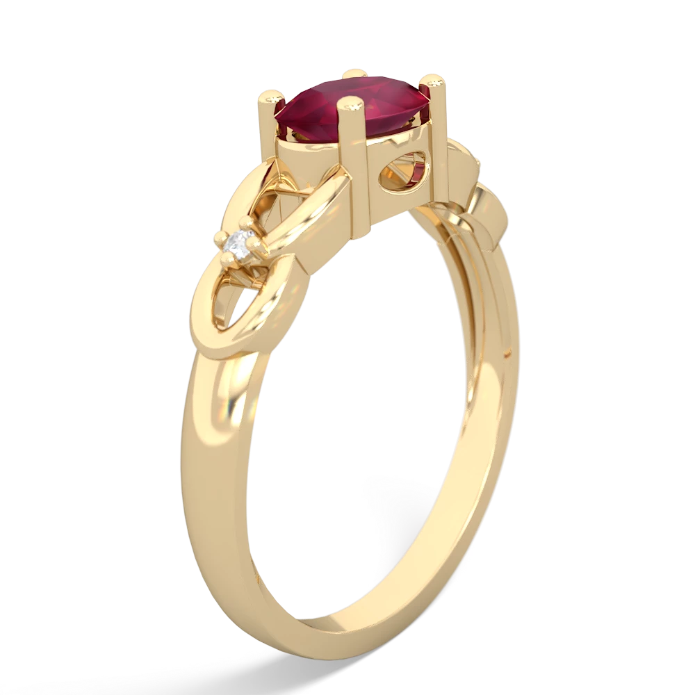 Ruby Links 14K Yellow Gold ring R4032