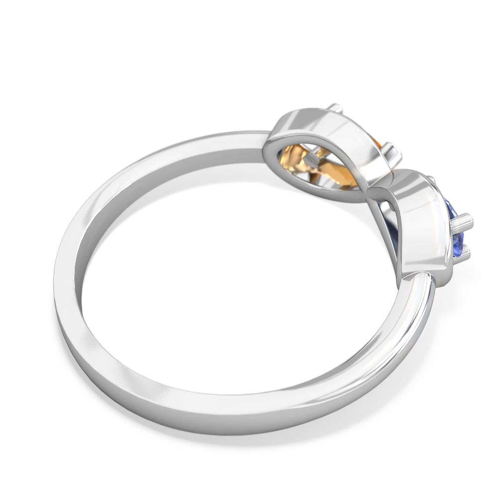 Tanzanite Infinity 14K White Gold ring R5050
