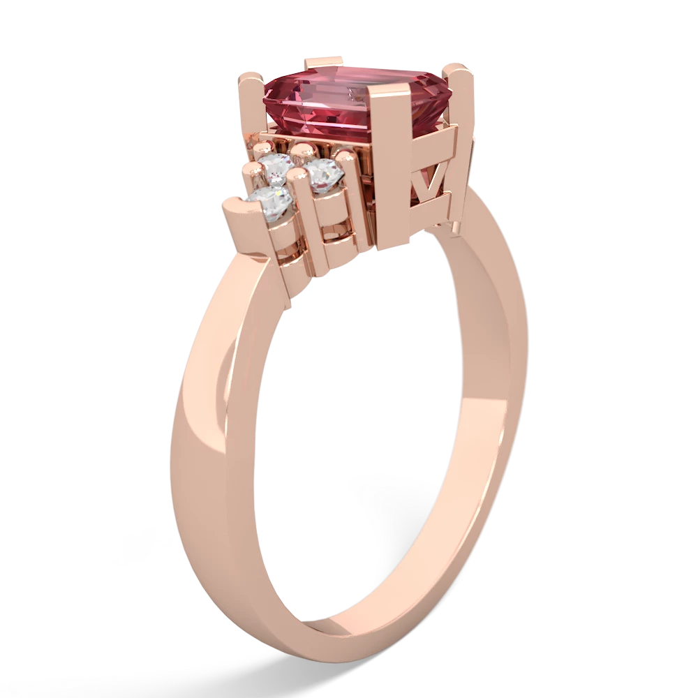 Pink Tourmaline Timeless Classic 14K Rose Gold ring R2591