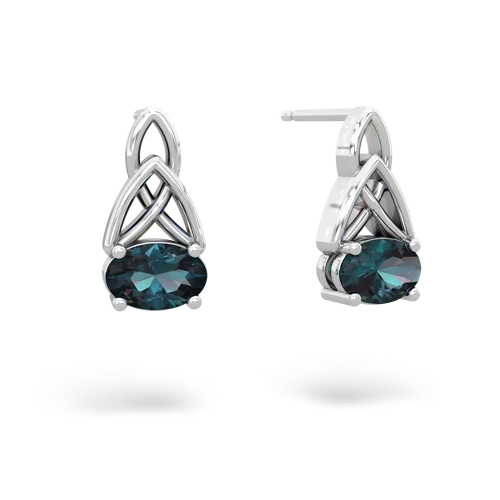 alexandrite filligree earrings