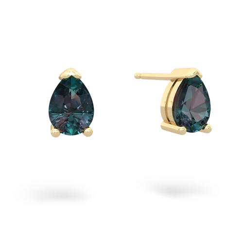 alexandrite stud earrings