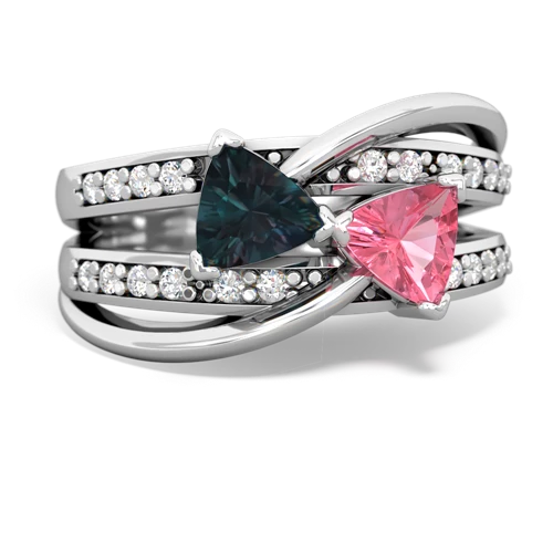 alexandrite-pink sapphire couture ring