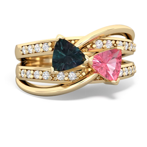 alexandrite-pink sapphire couture ring