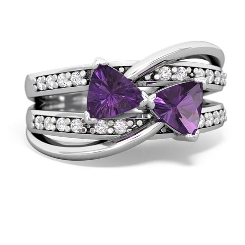 amethyst-amethyst couture ring