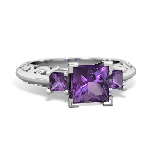 peridot-aquamarine engagement ring