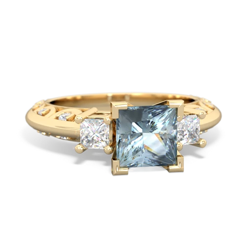 aquamarine engagement ring