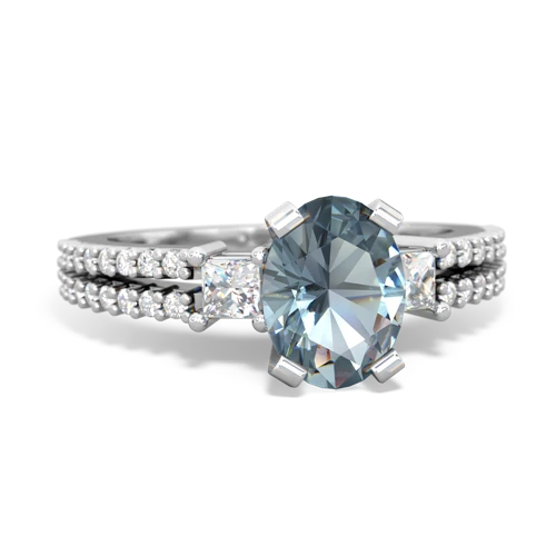 aquamarine engagement ring