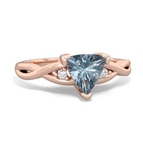 aquamarine filligree ring