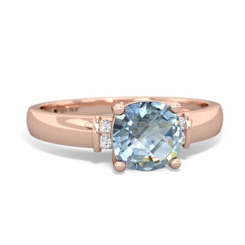 aquamarine modern ring