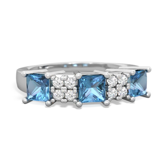 sapphire-blue topaz timeless ring