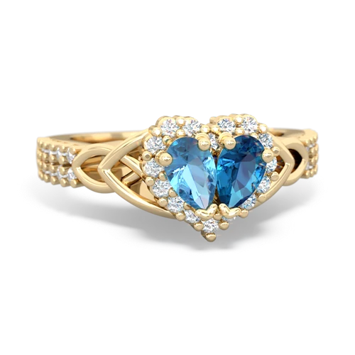 blue topaz-london topaz keepsake engagement ring
