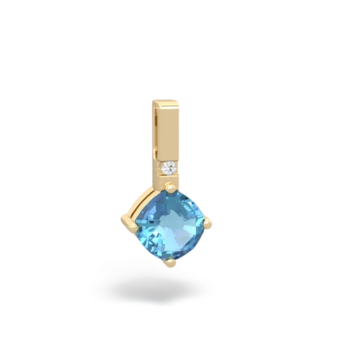 blue topaz timeless pendant