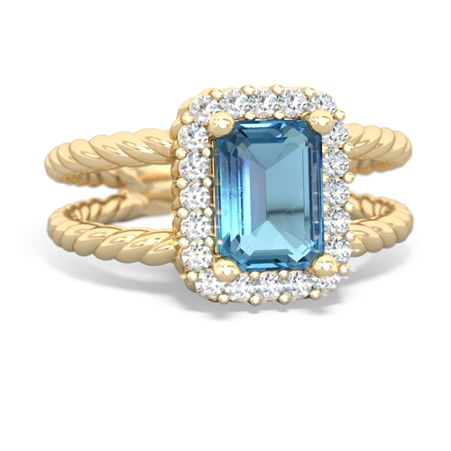 blue topaz couture ring