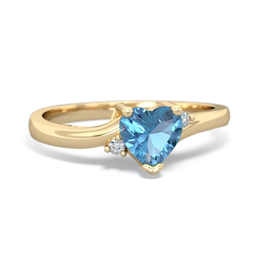 blue topaz petite ring