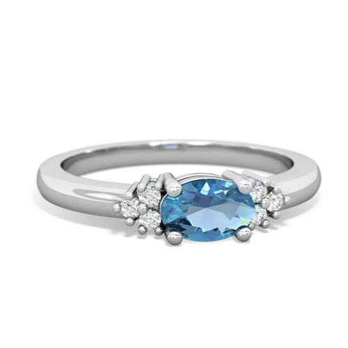 blue topaz petite ring