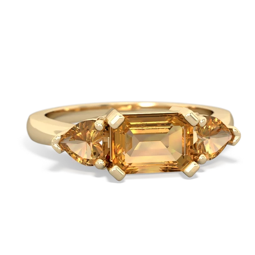 sapphire-garnet timeless ring