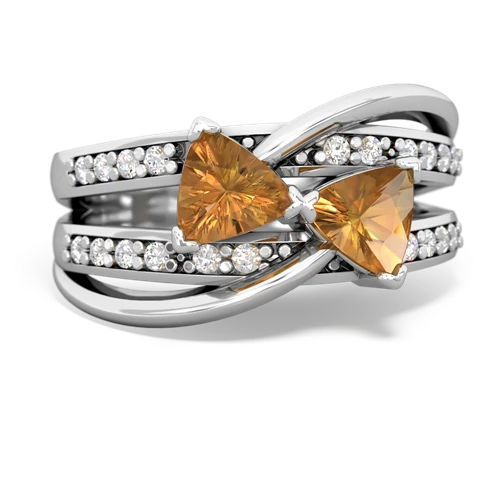 citrine couture ring