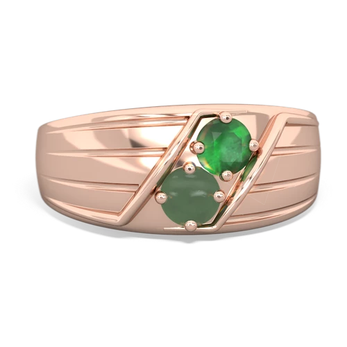 emerald-jade mens ring