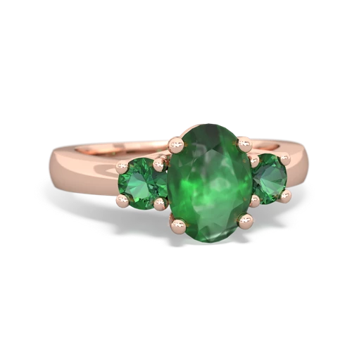 emerald-lab emerald timeless ring