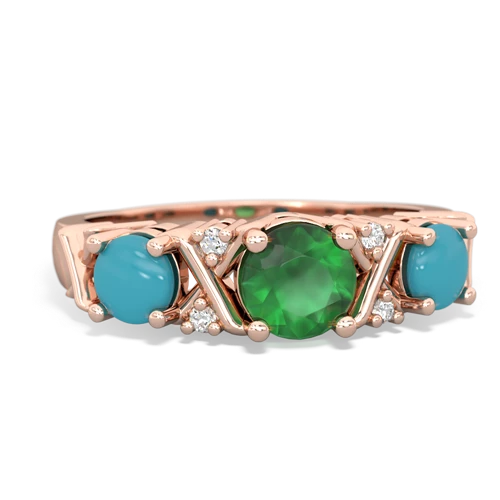 emerald-turquoise timeless ring