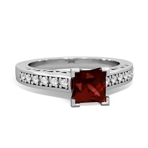 garnet engagement ring
