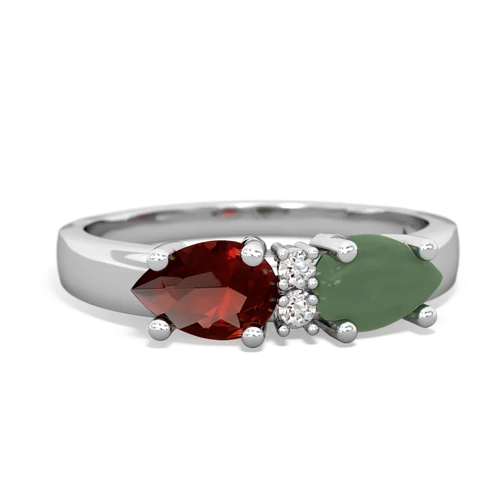 jade-garnet timeless ring
