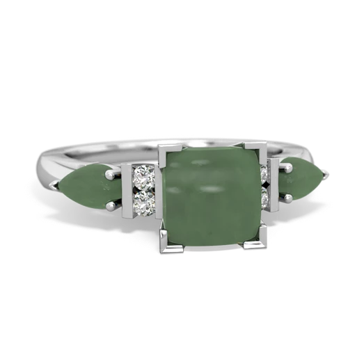 lab ruby-lab emerald engagement ring