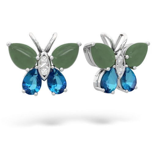 jade-london topaz butterfly earrings