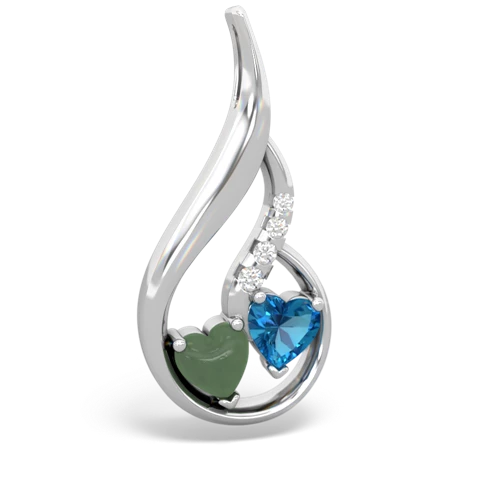 jade-london topaz keepsake swirl pendant