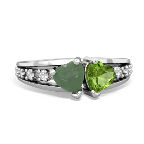 jade-peridot modern ring