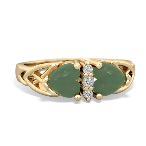 jade celtic ring