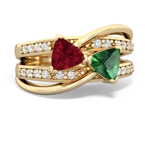 lab ruby-lab emerald couture ring
