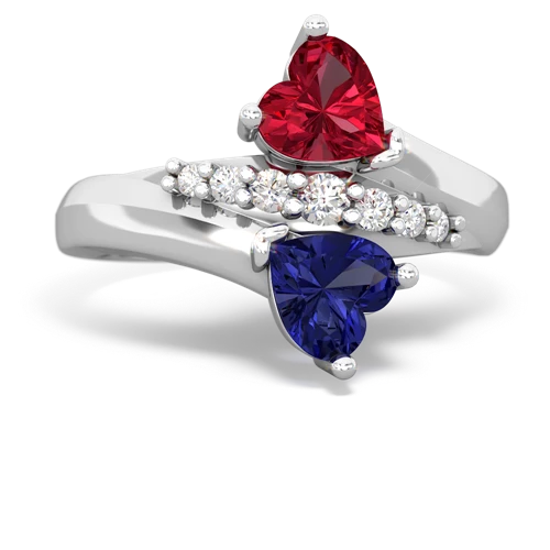 lab ruby-lab sapphire modern ring