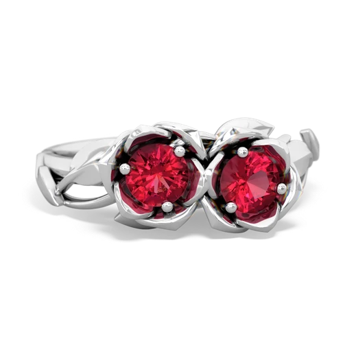 lab ruby roses ring