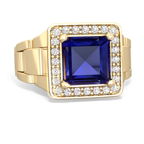 lab sapphire watch ring ring