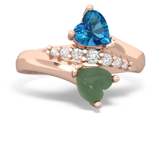 london topaz-jade modern ring