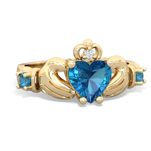 jade-opal claddagh ring