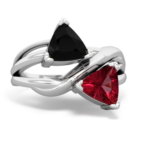 onyx-lab ruby filligree ring