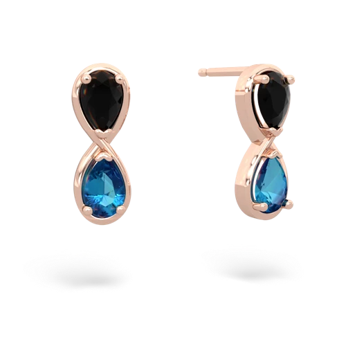 onyx-london topaz infinity earrings