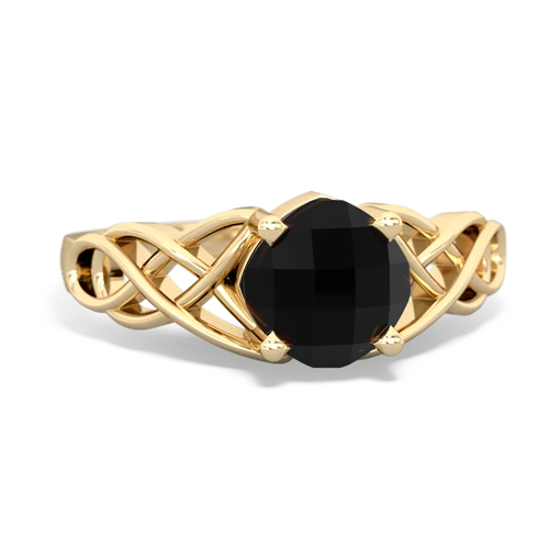 onyx celtic ring